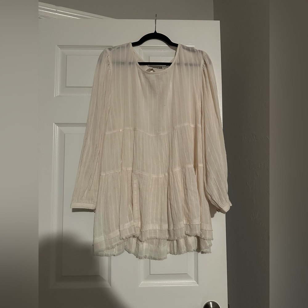 American Eagle sheer long blouse